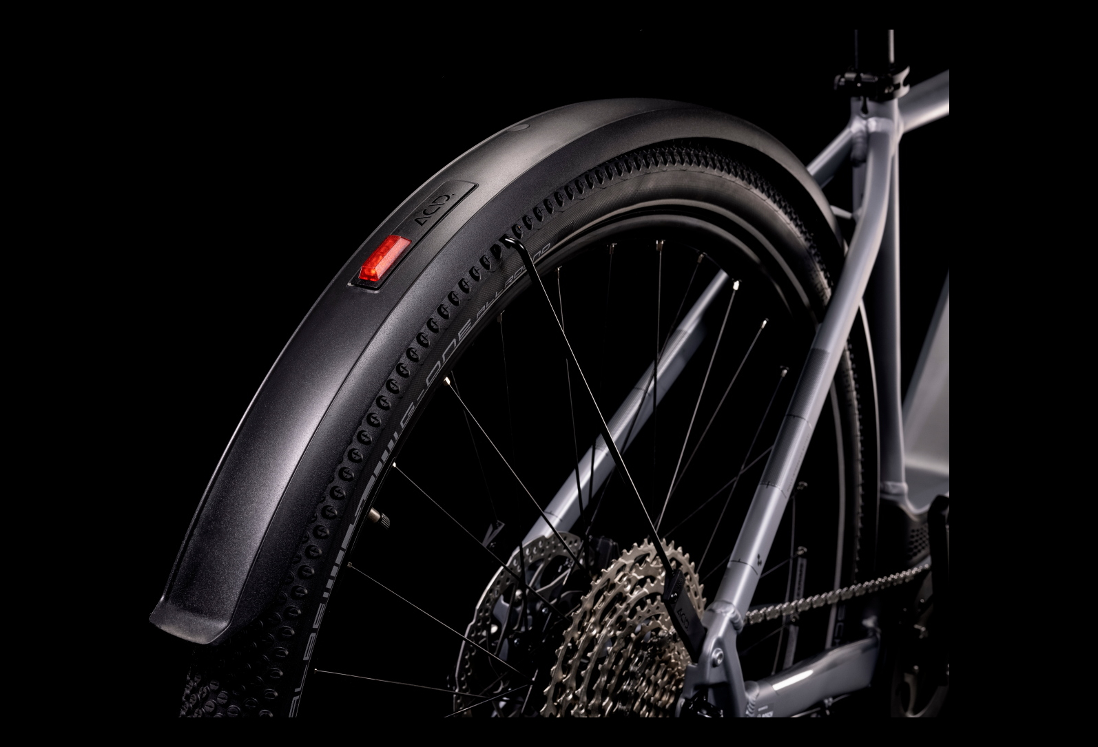 VTC Électrique Cube Nuride Hybrid EXC 625 Allroad Shimano Deore 12V 625 Wh 700 mm Gris 2022 – Image 4