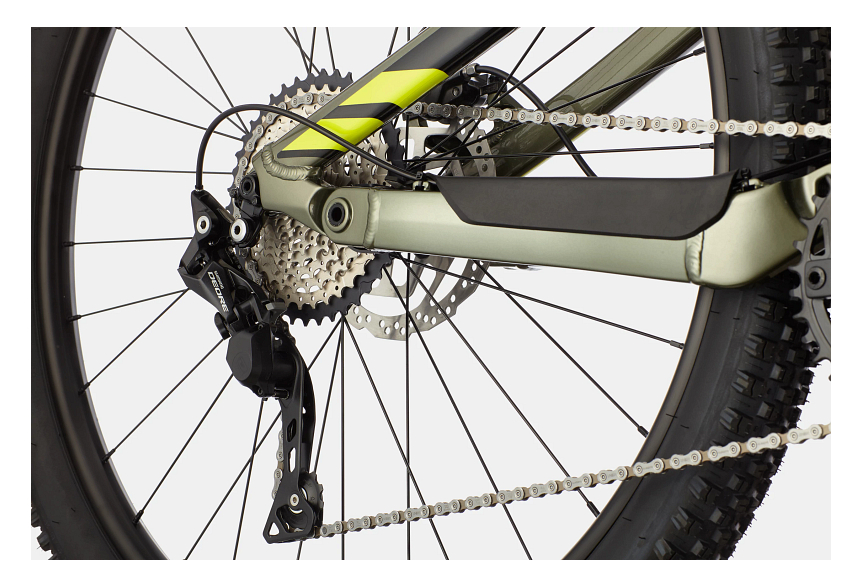 VTT Électrique Tout-Suspendu Cannondale Moterra Neo 5 Shimano Deore 10V 504 Wh 29'' Vert Mantis – Image 4