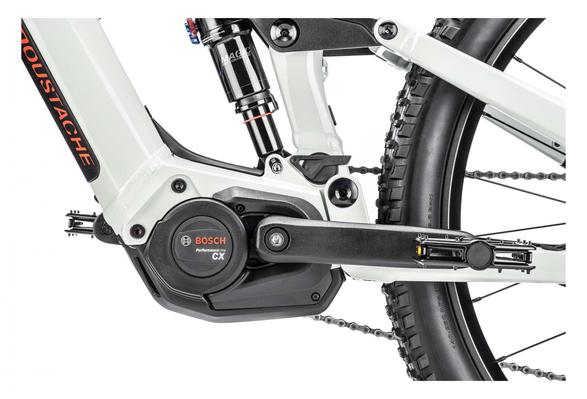 VTT Électrique Tout-Suspendu Moustache Bikes Samedi 27 Wide 4 Shimano Deore 11V 625 Wh 27.5'' Vert – Image 3