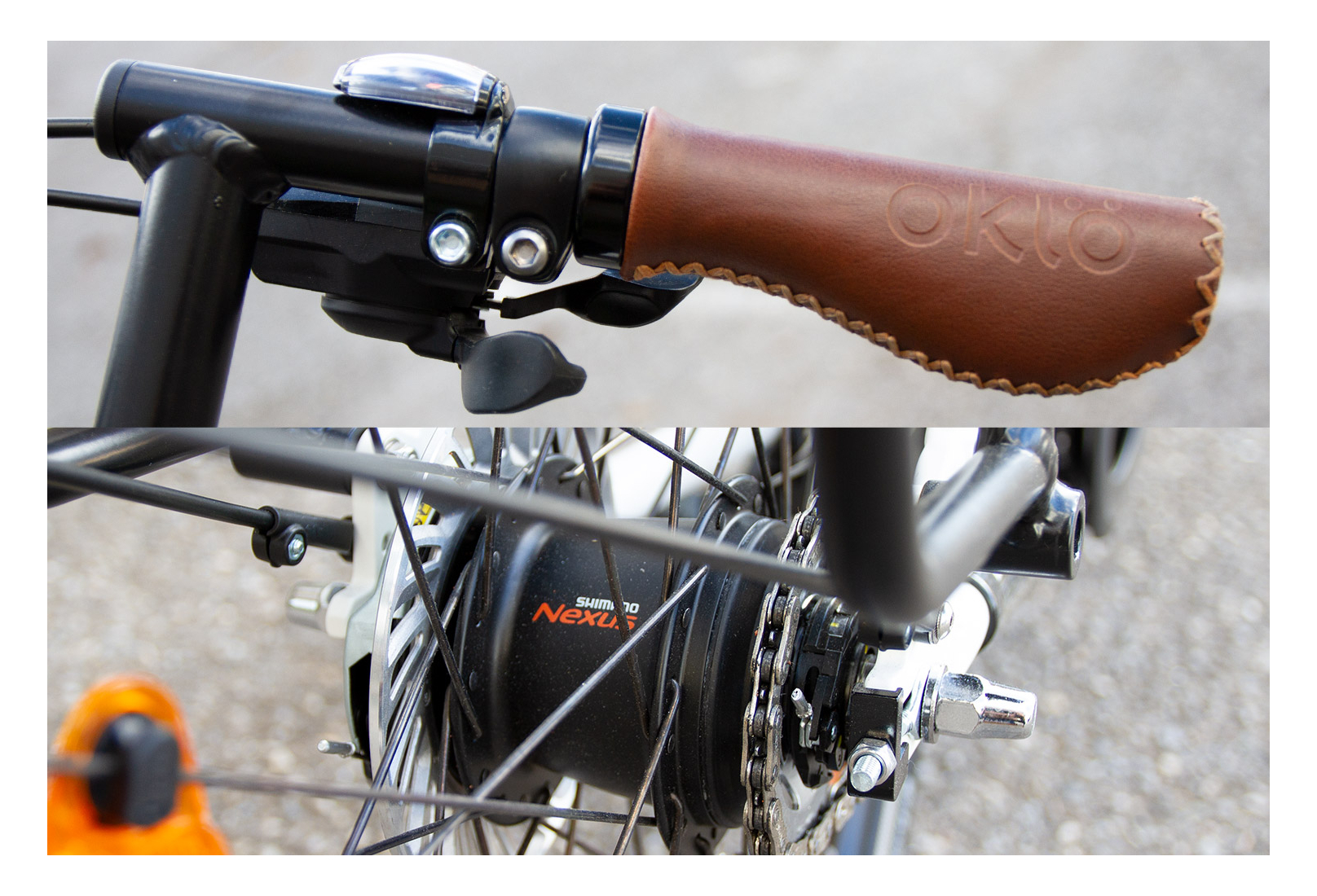 Vélo cargo compact électrique Familéö, 7 vitesses + accessoires enfant – Image 3