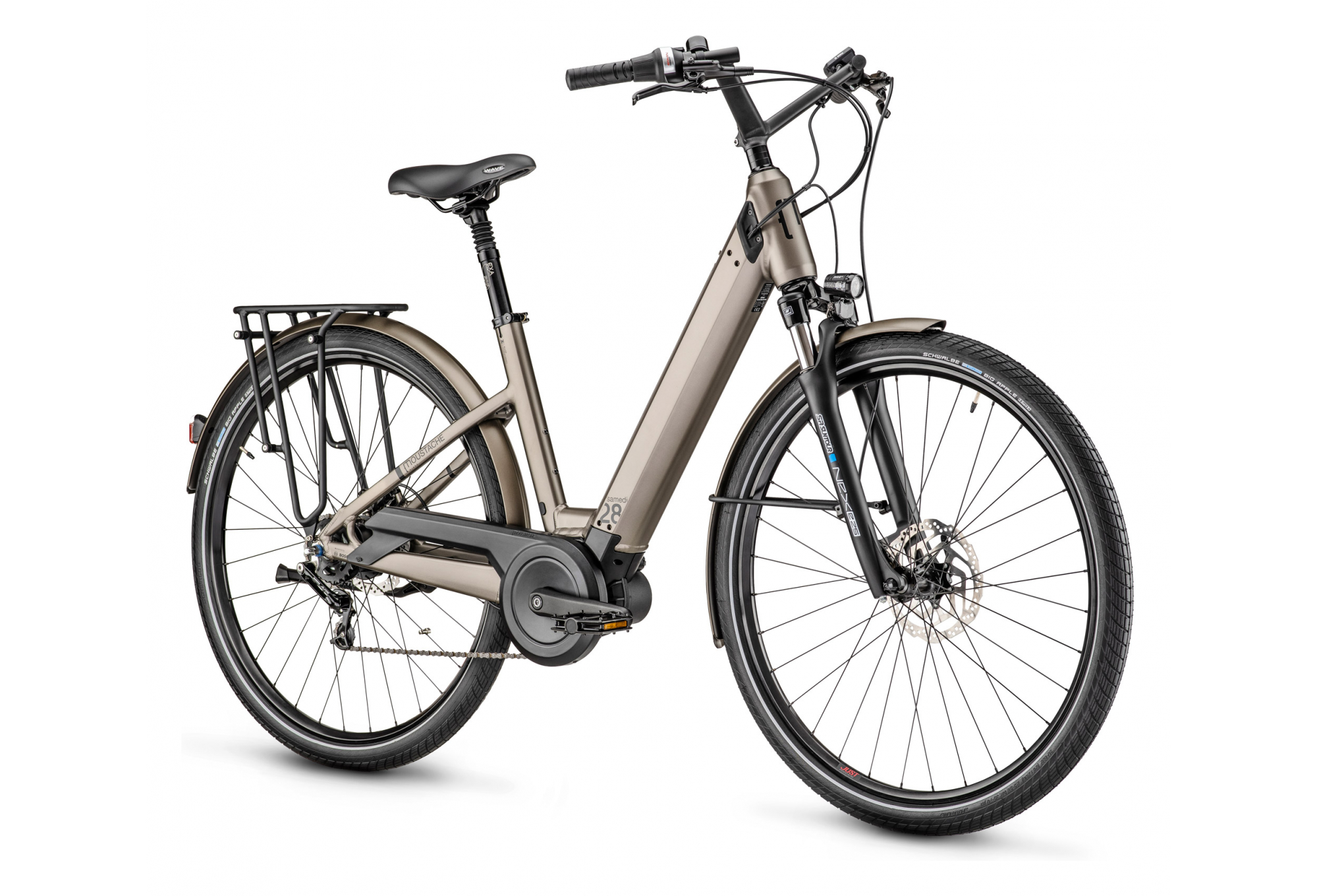 Moustache Bikes Samedi 28.3 Open Shimano Nexus 5V 500 Marron / Noir 2021 – Image 2