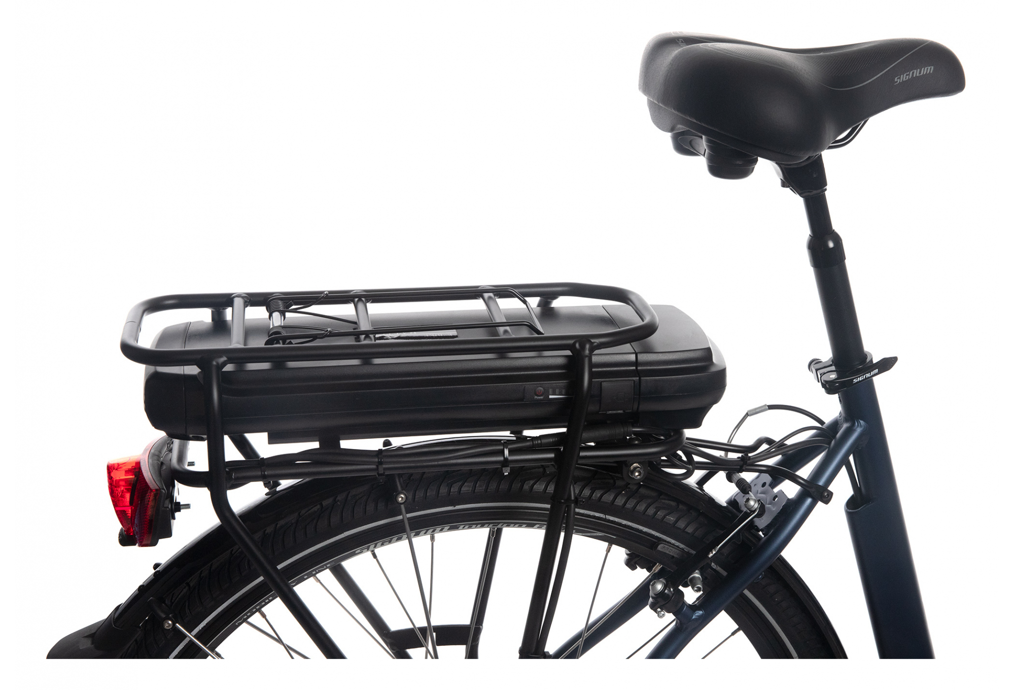 Vélo de Ville Électrique Mixte Bicyklet Claude Shimano Tourney 7V 500 Wh 700 mm Bleu Nuit Mat – Image 3