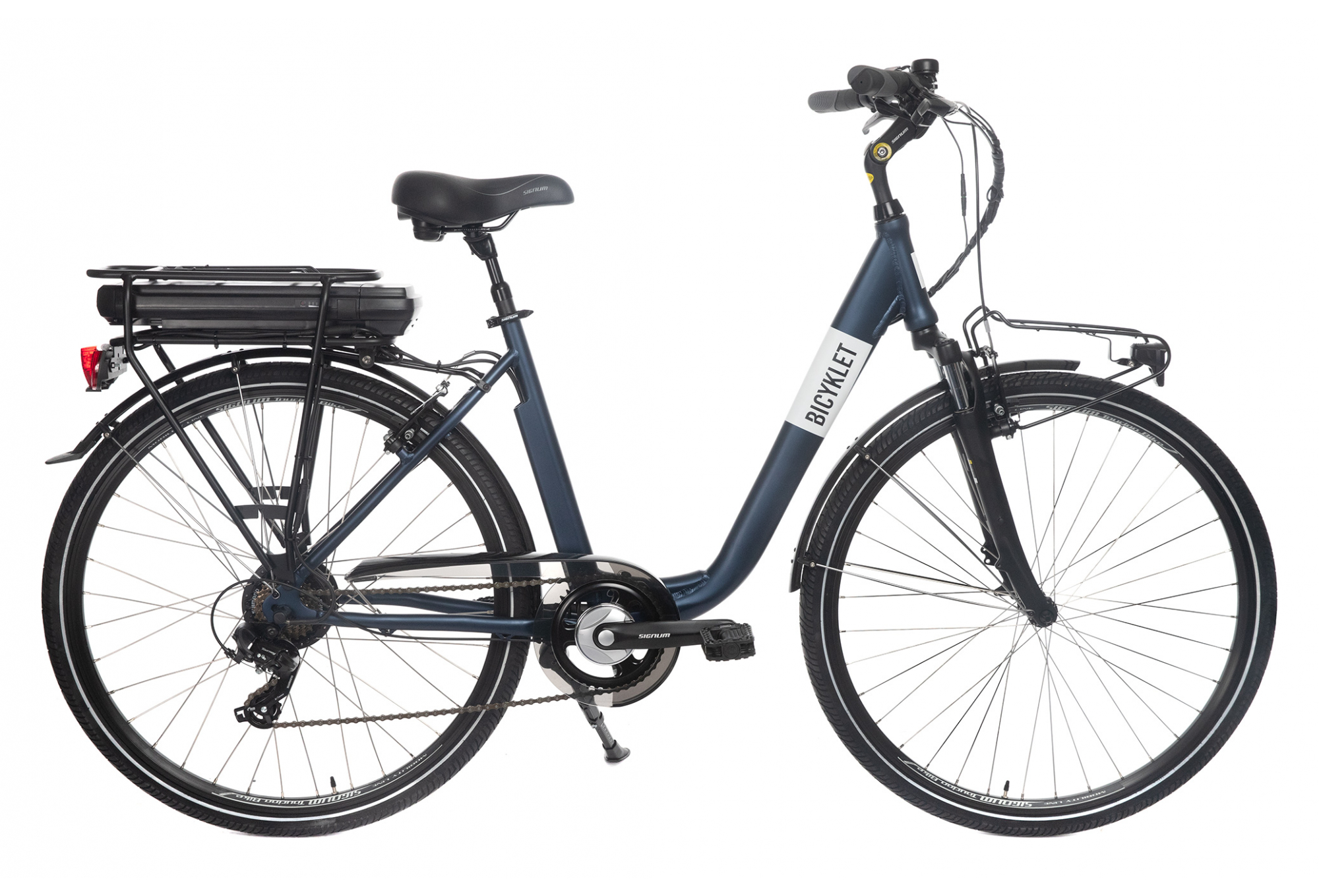 Bicyklet Claude Shimano Tourney 7V 500 Wh 700 mm Bleu Nuit Mat
