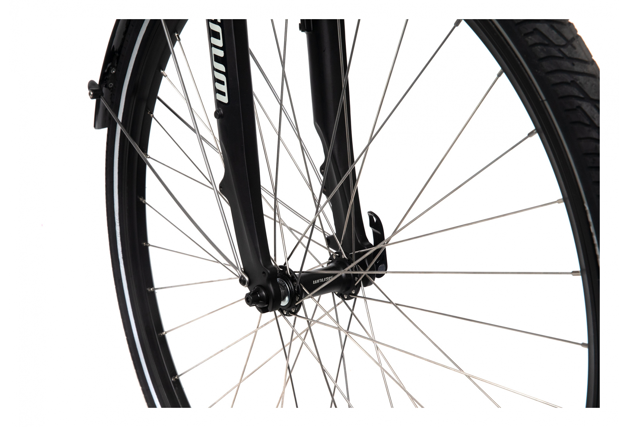 Bicyklet Claude Shimano Tourney 7V 500 Wh 700 mm Bleu Nuit Mat Marron – Image 9