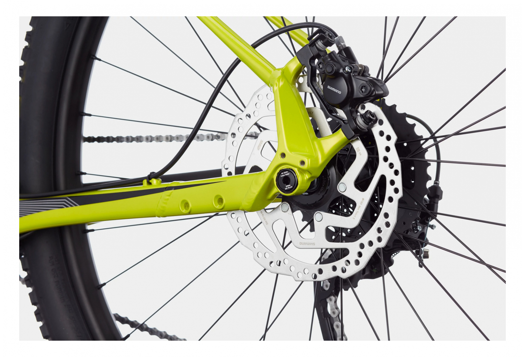 Cannondale Trail Neo 4 Shimano Alivio 9V 500 Wh 29'' Jaune Highlighter – Image 2