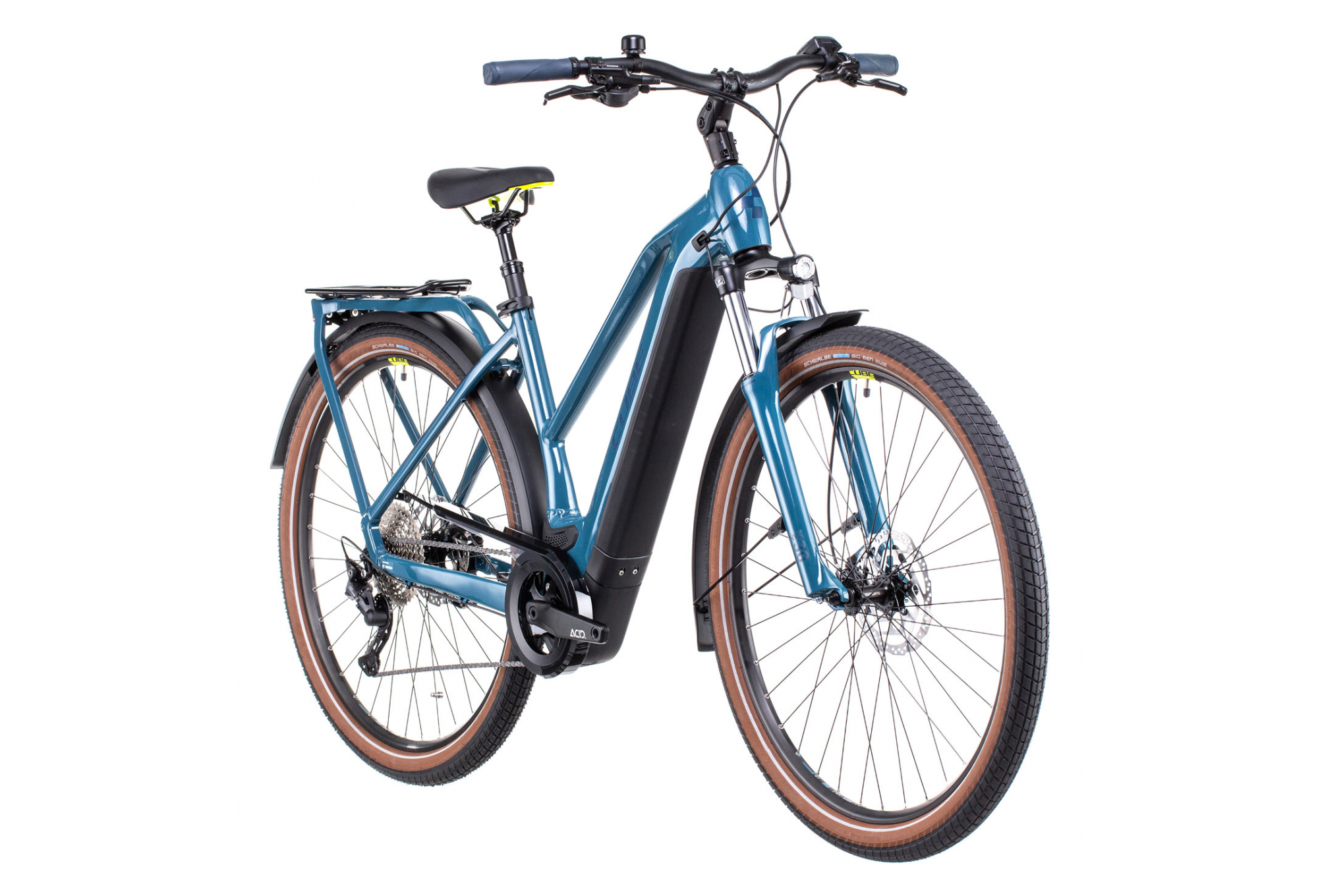 Cube Kathmandu Hybrid One 500 Trapeze Shimano Deore 10V 500 Bleu 2022 – Image 3