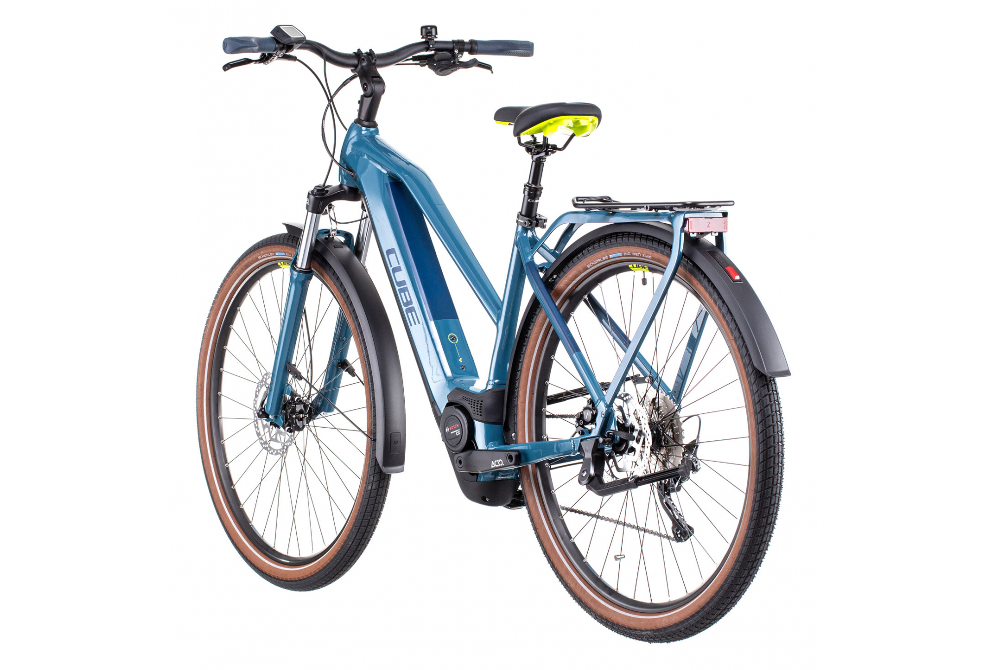 Cube Kathmandu Hybrid One 500 Trapeze Shimano Deore 10V 500 Bleu 2022 – Image 4