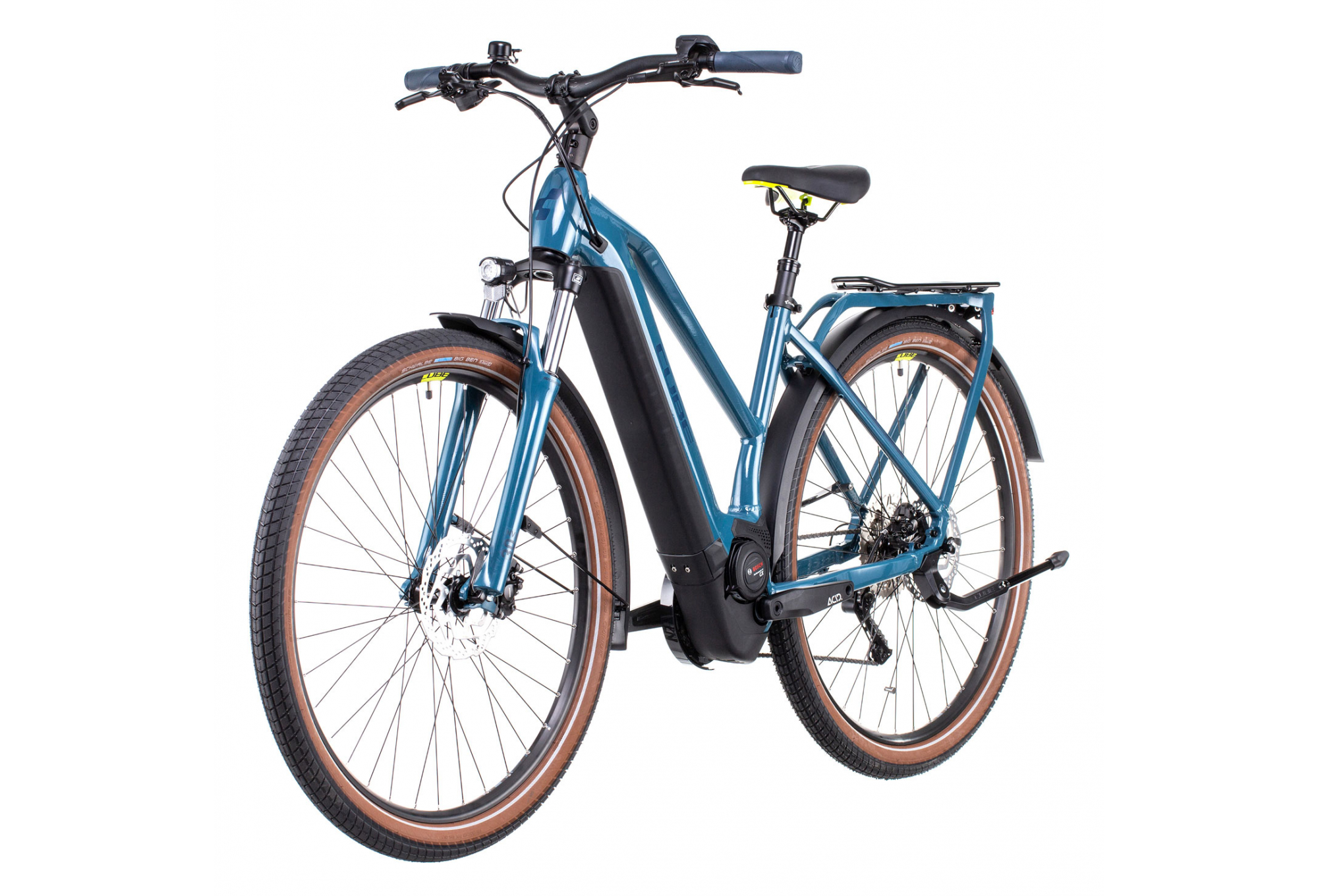 Cube Kathmandu Hybrid One 500 Trapeze Shimano Deore 10V 500 Bleu 2022 – Image 2