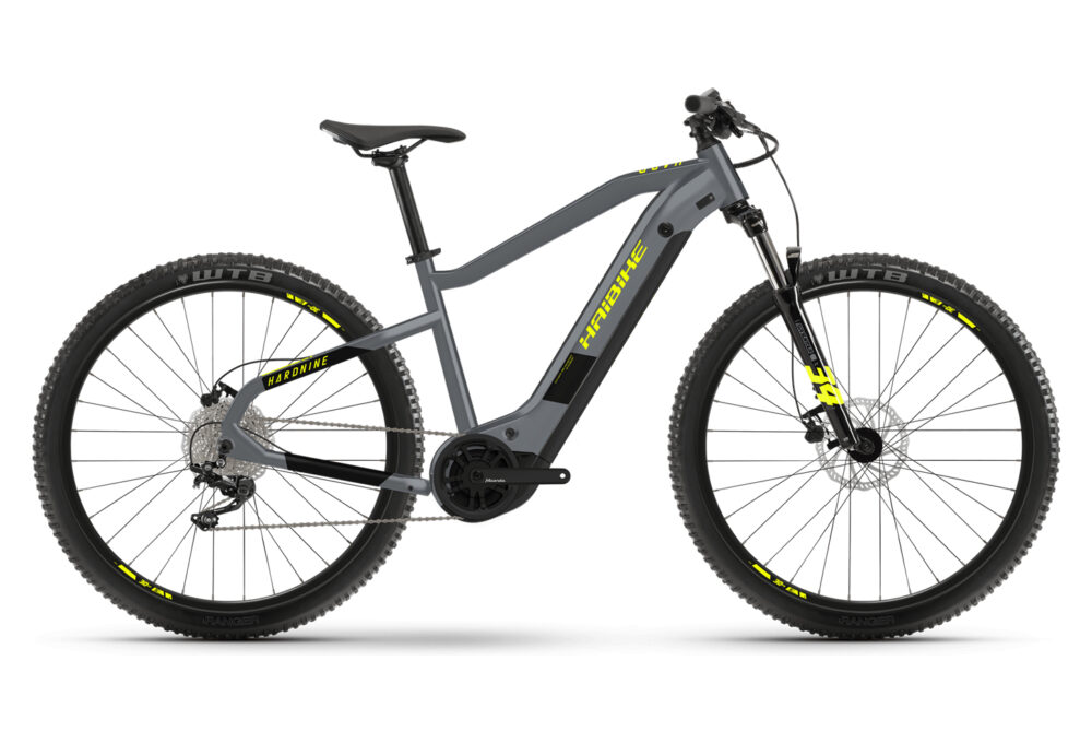 Haibike HardNine 6 630Wh Shimano Deore 10V 29'' Gris / Jaune 2022
