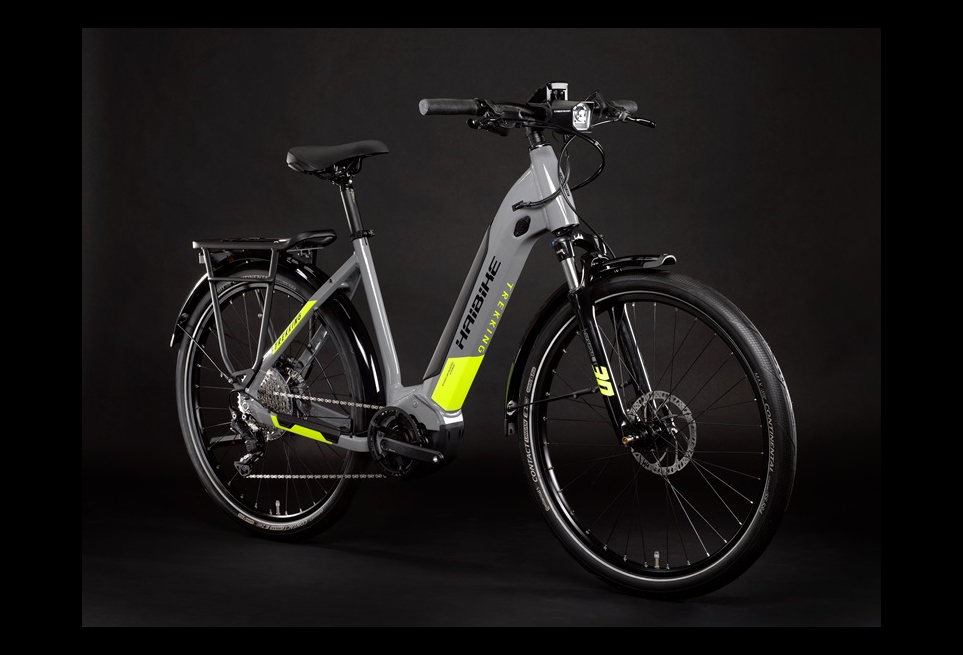 VTC Électrique Haibike Trekking 6 Shimano Deore 10V 630 Gris 2022 – Image 2