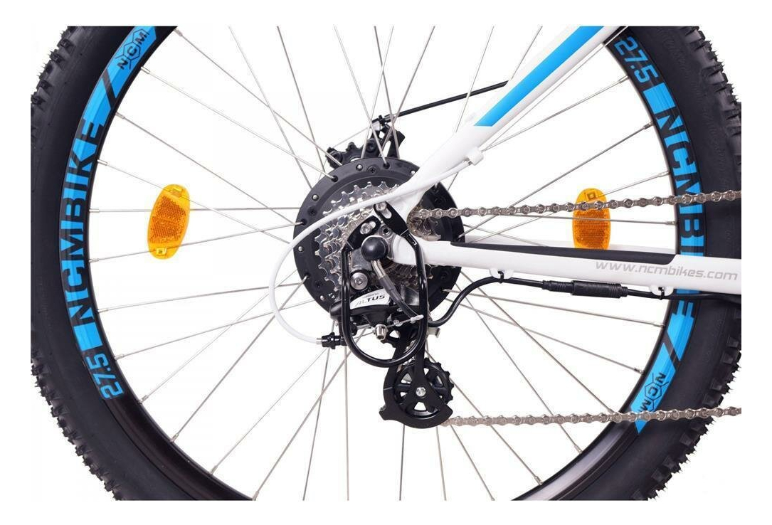 Moscow Plus 27,5 vélo électrique, VTT, blanc mat – Image 2