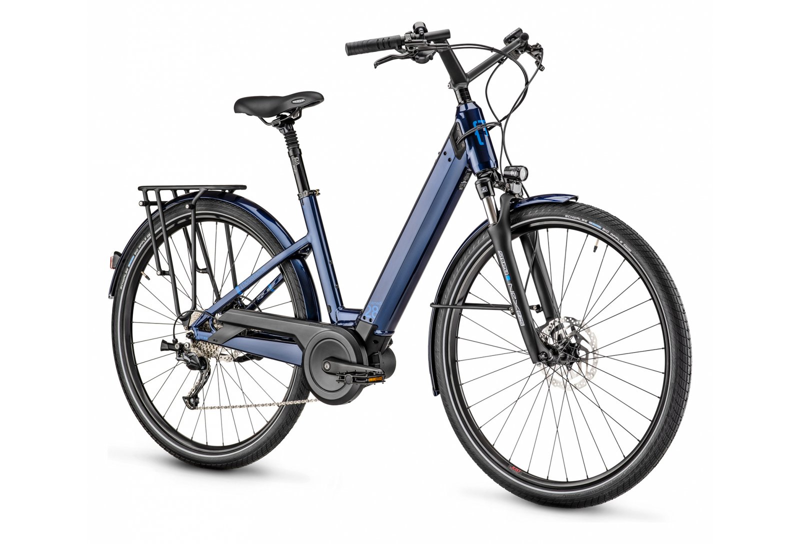 Moustache Bikes Samedi 28.2 Open Shimano Altus 9V 500 Bleu 2021 – Image 2