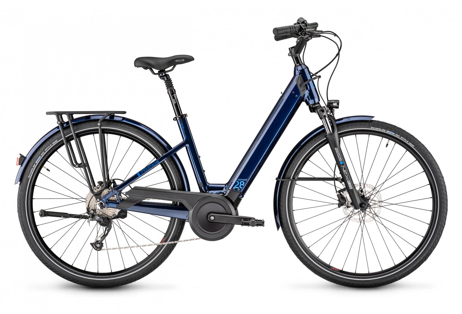 Moustache Bikes Samedi 28.2 Open Shimano Altus 9V 500 Bleu 2021