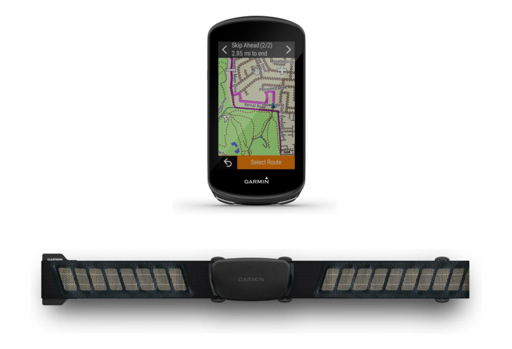 Pack Compteur GPS Garmin Edge 1030 Plus + Ceinture Cardiofréquencemètre