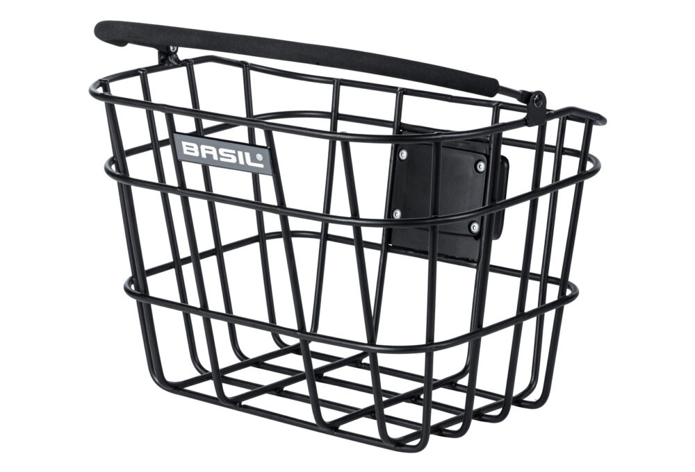 Panier de vélo avant Basil Bremen Alu BE / KF noir