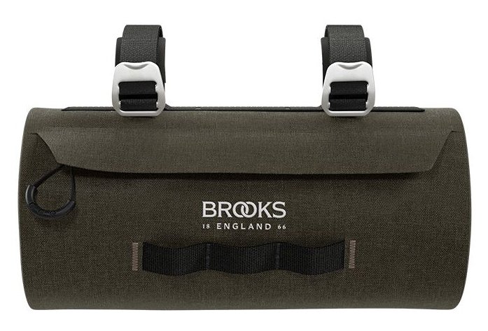 SACOCHE DE GUIDON BROOKS SCAPE 3L MARRON KAKI MUD – Image 2