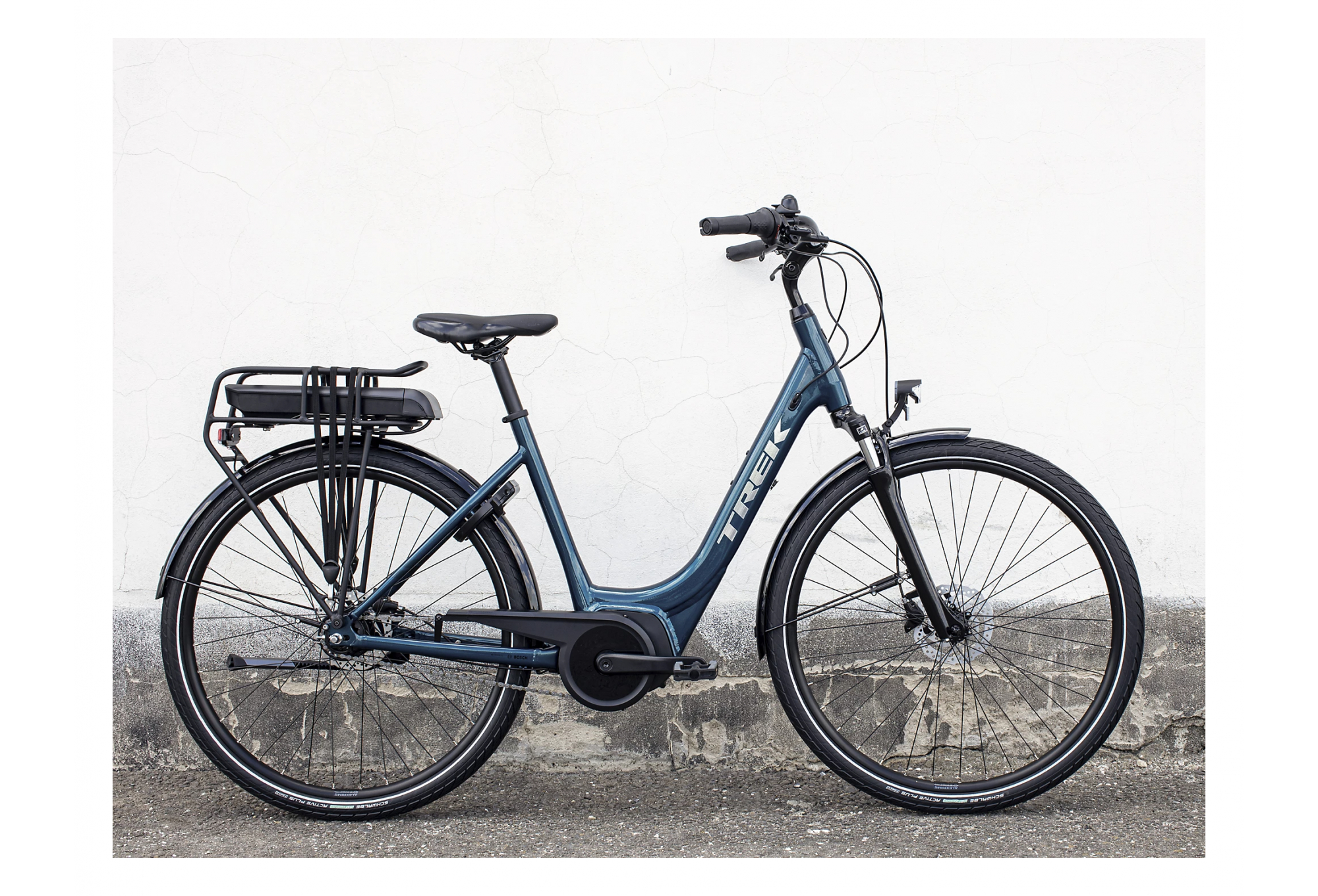Trek District+ 1 Lowstep Shimano Nexus 7V 400 Bleu 2021 – Image 2