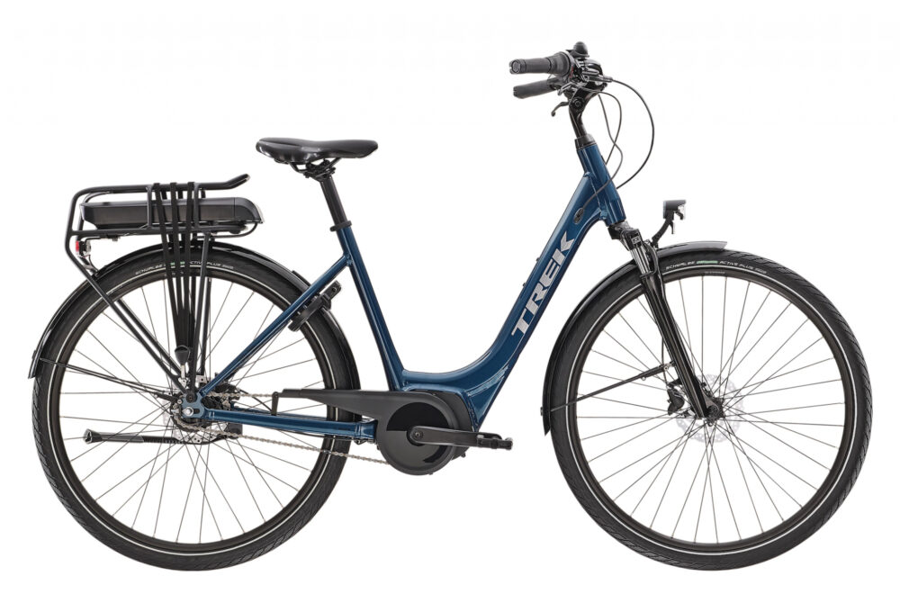 Trek District+ 1 Lowstep Shimano Nexus 7V 300 Bleu 2021