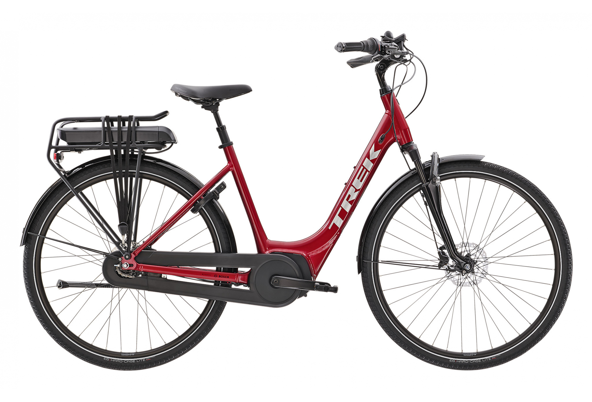 Trek District+ 6 Lowstep Shimano Nexus 7V 500 Rouge 2021