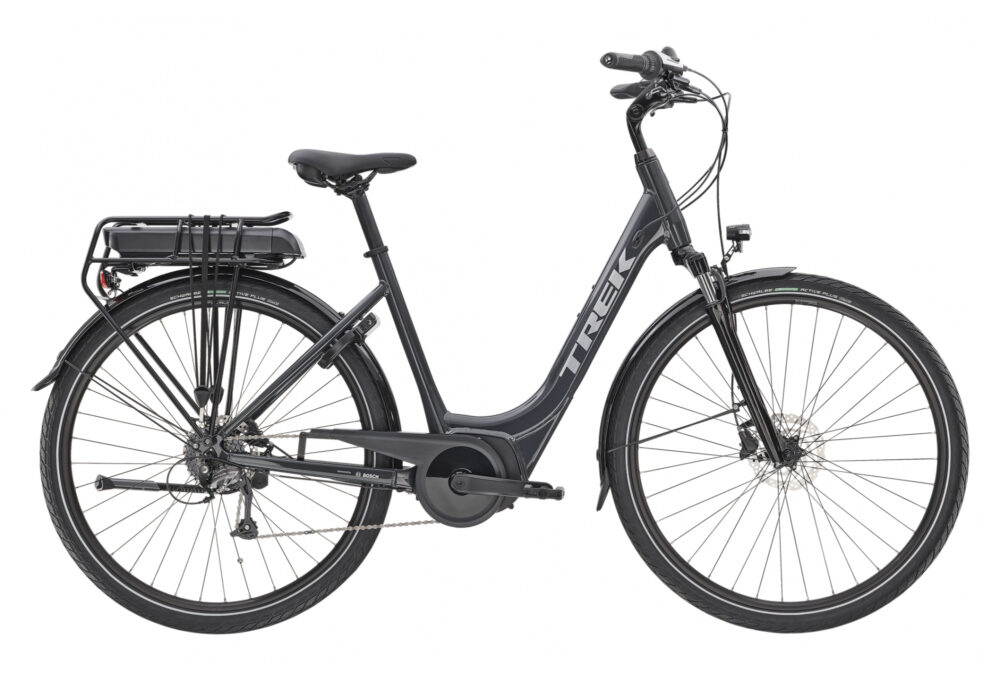 Trek Verve+ 1 Lowstep 300wh Shimano Altus 8V 300 Noir 2021