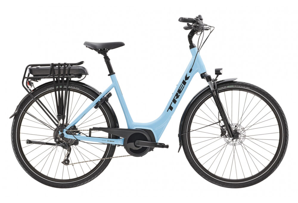 Trek Verve+ 2 Lowstep Shimano Altus 9V 500 Bleu 2021
