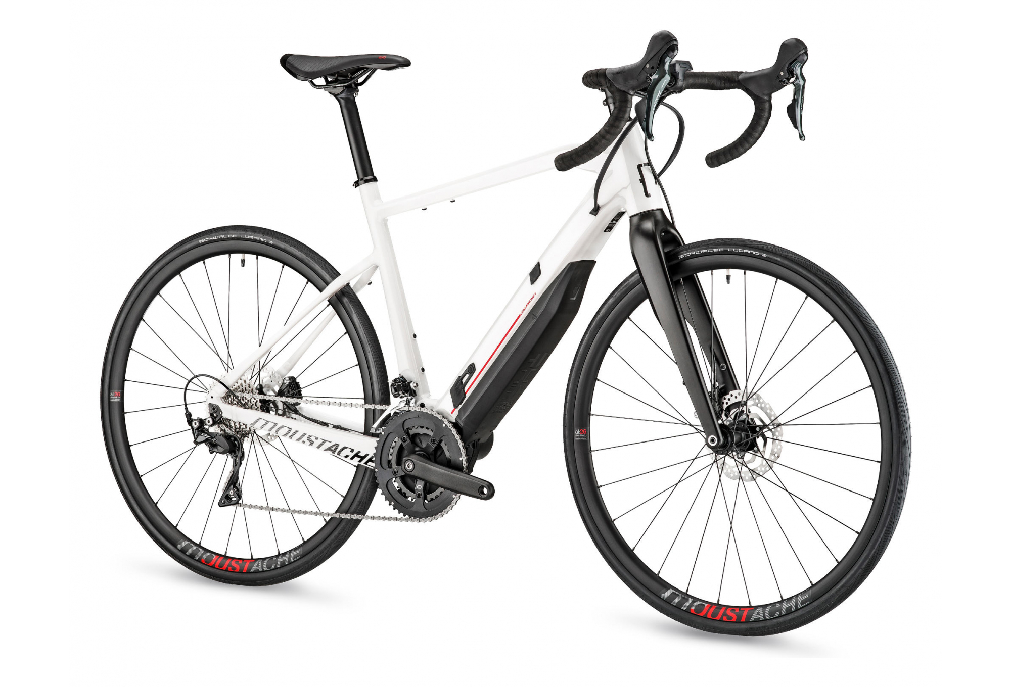 VÉLO DE ROUTE ÉLECTRIQUE MOUSTACHE BIKES DIMANCHE 28.3 SHIMANO TIAGRA 10V – Image 3