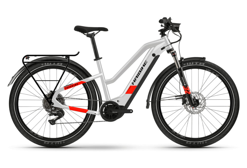 VTC Électrique Haibike Trekking 7 Low Shimano Deore 11V 630 Gris 2022