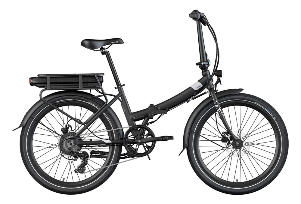 Vélo Electrique Pliable de Ville Smart eBike Roues de 24 Pouces, Freins Disque Hydraulique