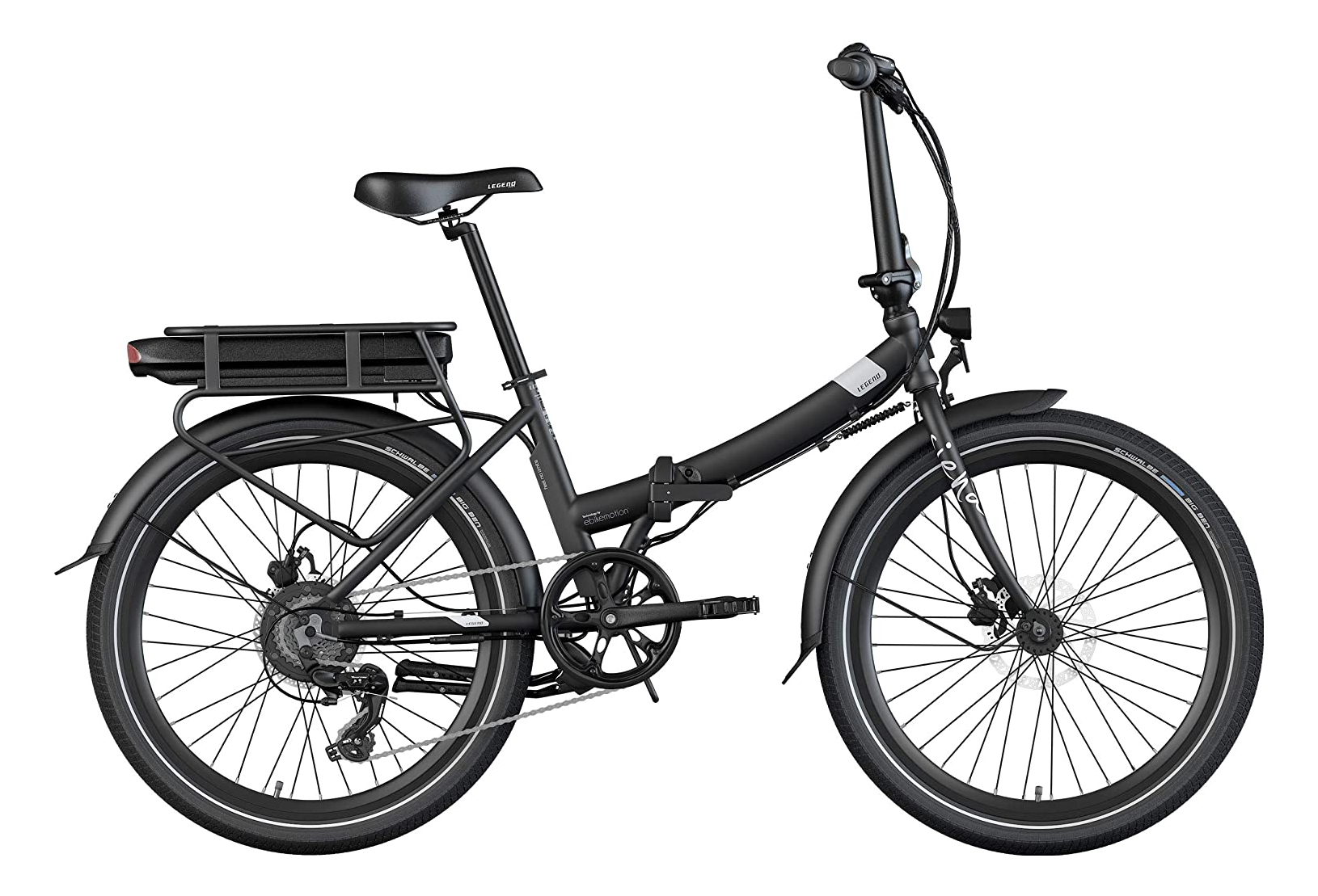 Vélo Electrique Pliable de Ville Smart eBike Roues de 24 Pouces, Freins Disque Hydraulique