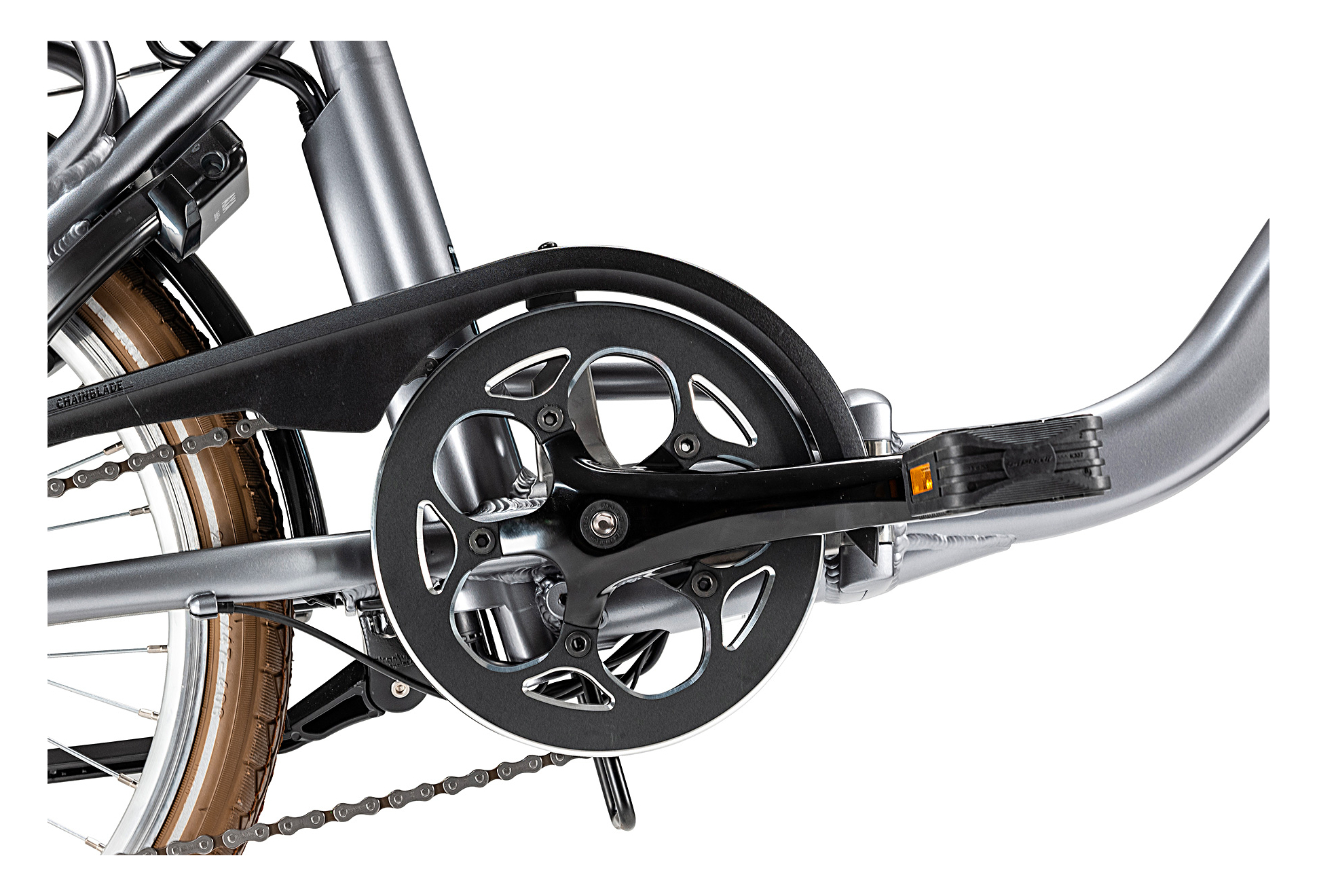 Vélo Pliant Électrique Gitane e-Nomad Shimano Tourney/Altus 8V 400 Gris 2022 – Image 4