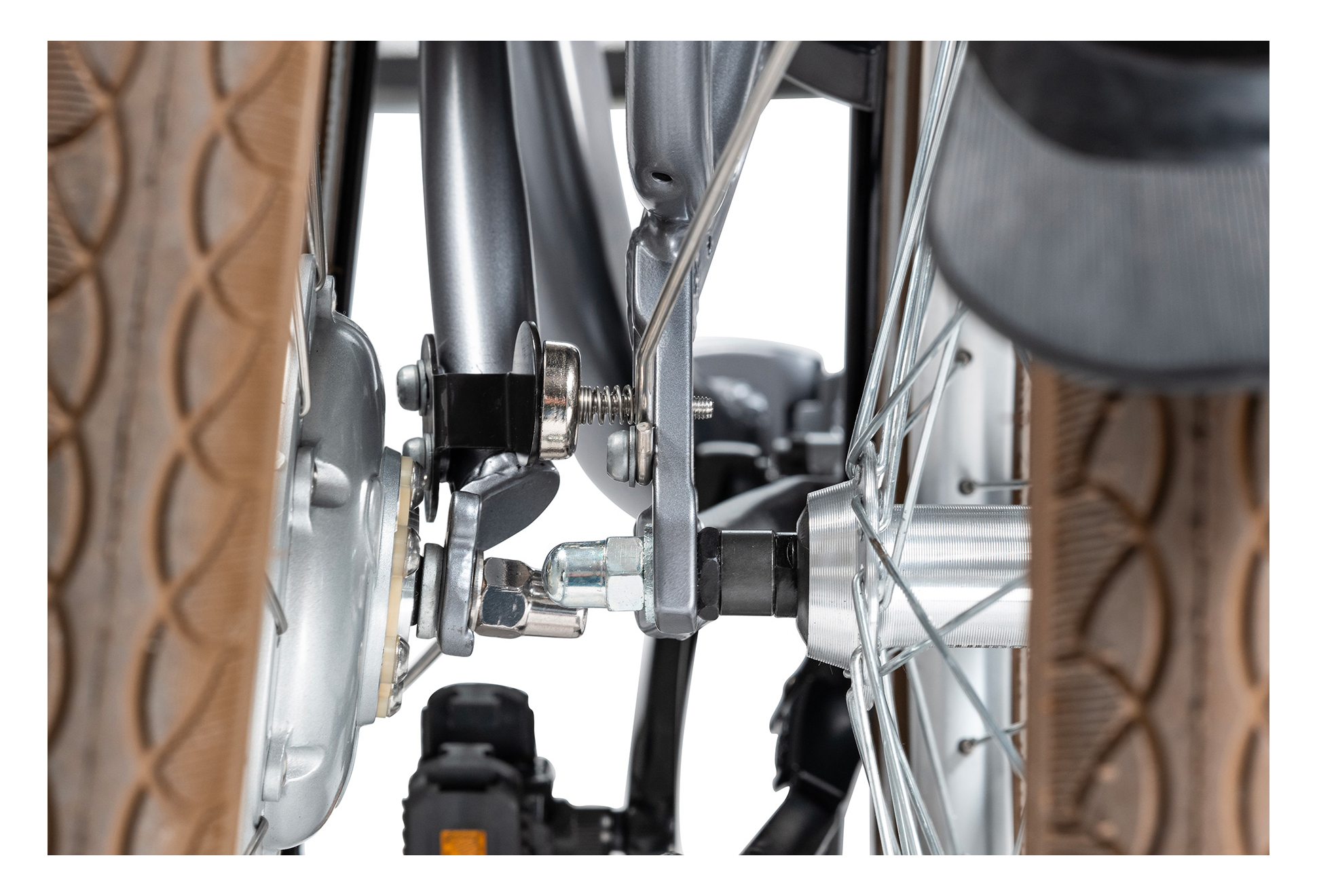 Vélo Pliant Électrique Gitane e-Nomad Shimano Tourney/Altus 8V 400 Gris 2022 – Image 2