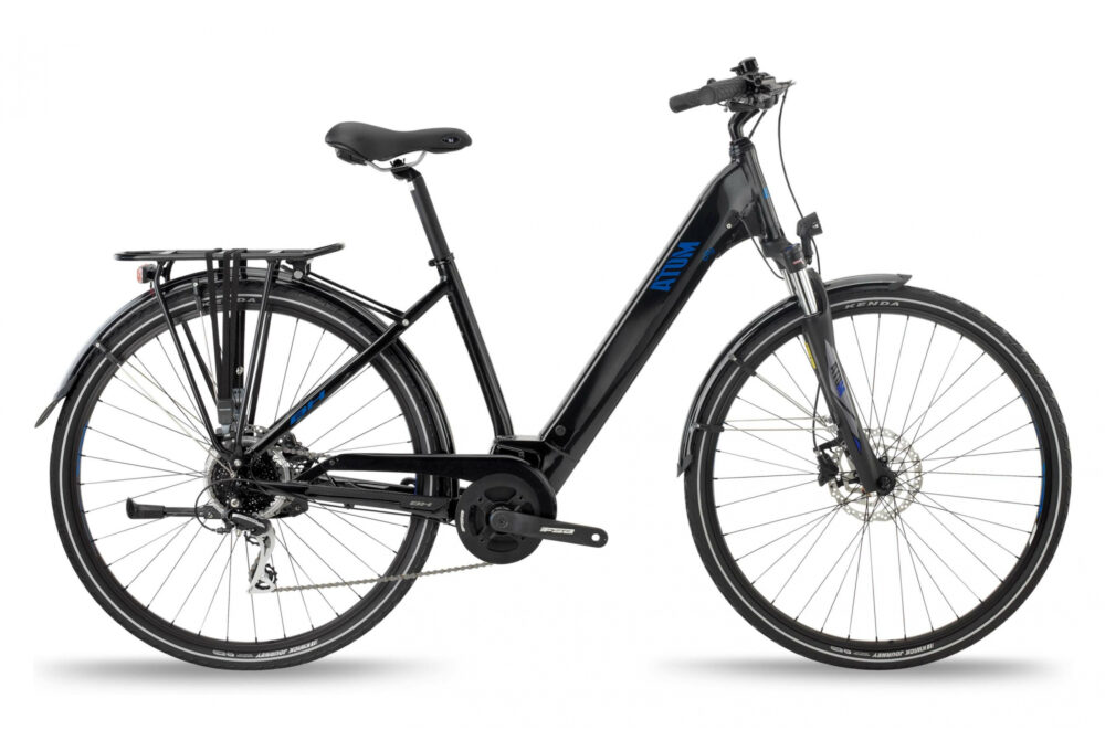 Vélo de Ville Électrique BH Atom City Wave Shimano Acera 8V 500 Noir 2021