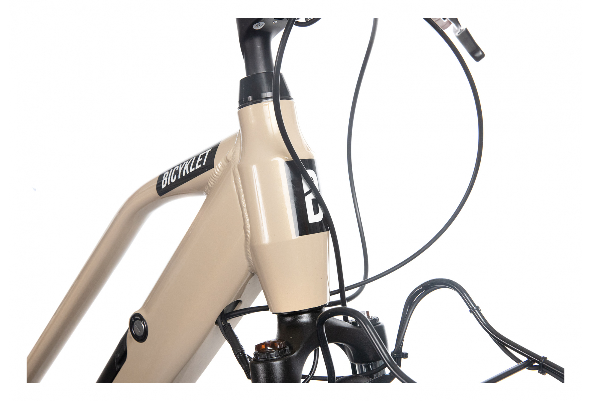 Vélo de Ville Électrique Bicyklet Camille Shimano Acera/Altus 8V 504 Wh 700 mm Beige Ivoire – Image 9