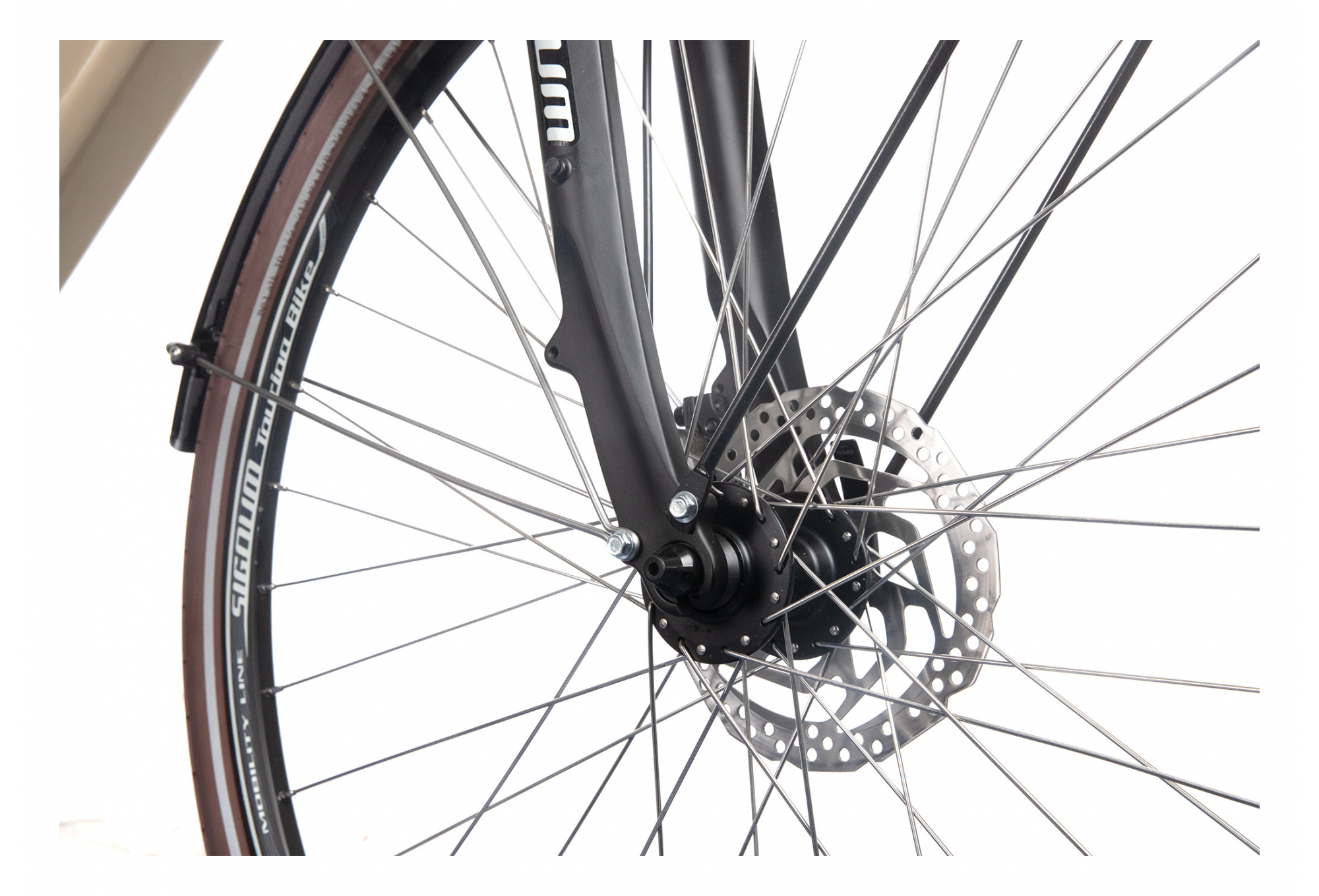Vélo de Ville Électrique Bicyklet Camille Shimano Acera/Altus 8V 504 Wh 700 mm Beige Ivoire – Image 10