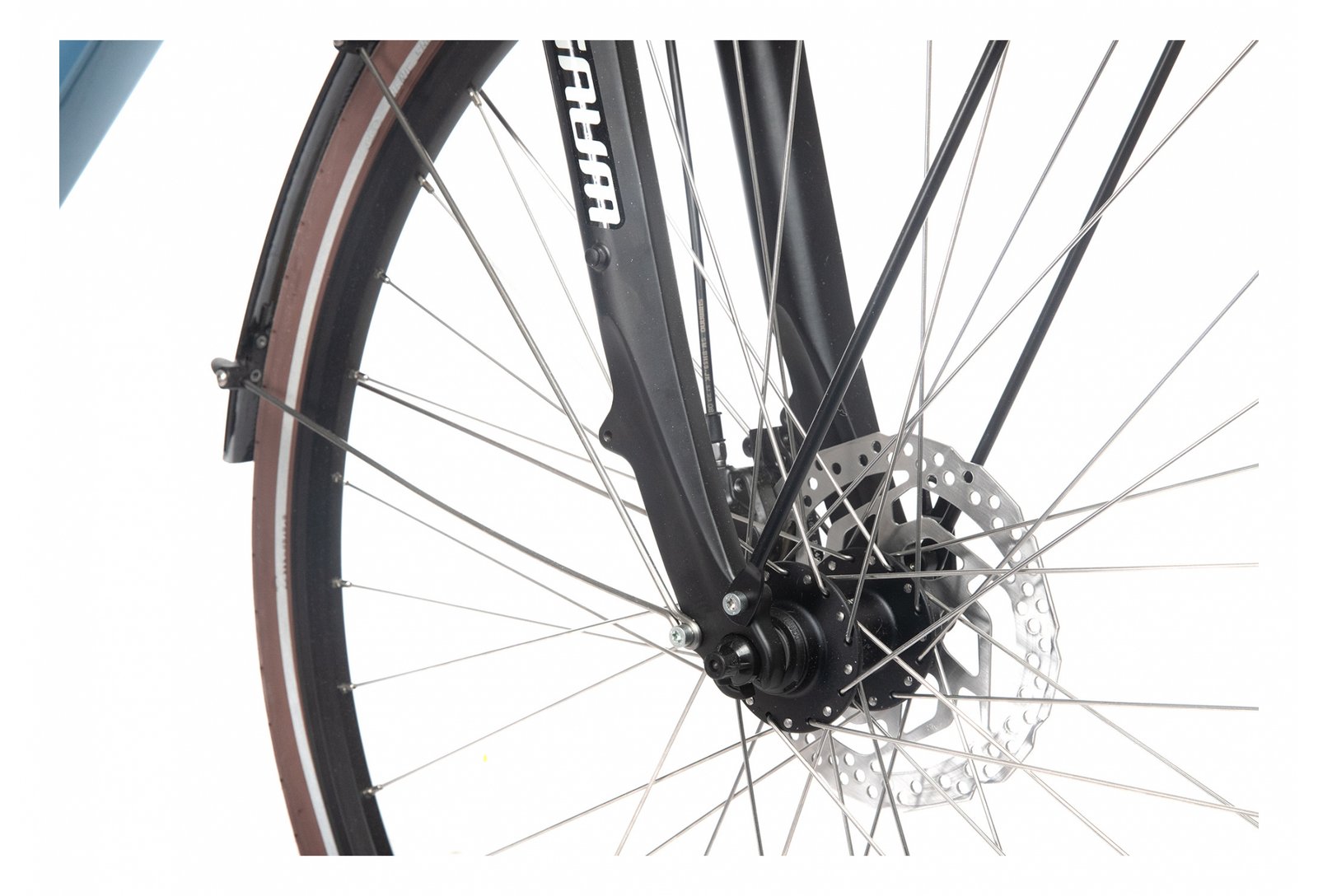 Vélo de Ville Électrique Bicyklet Camille Shimano Acera/Altus 8V 504 Wh 700 mm Bleu – Image 9