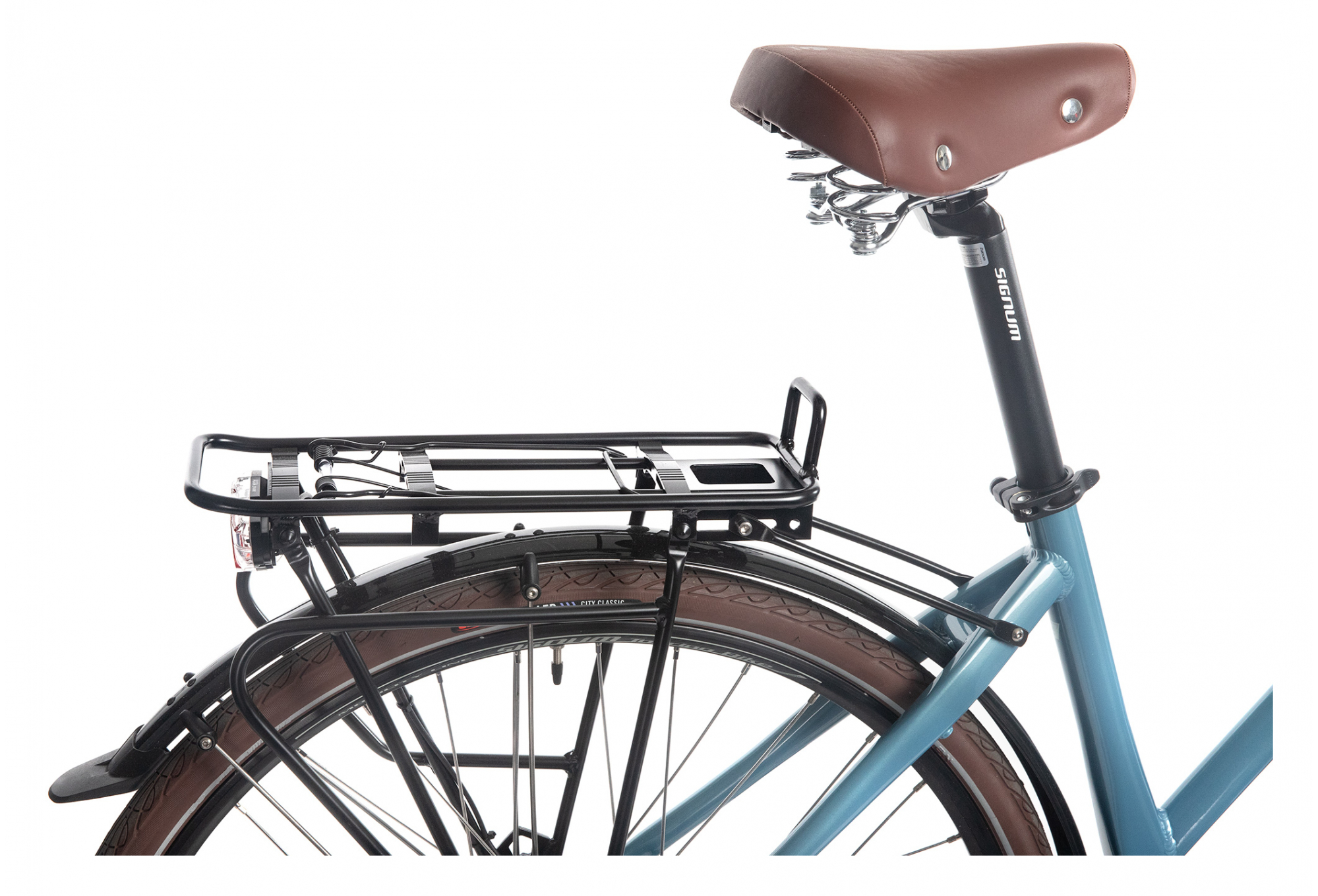 Vélo de Ville Électrique Bicyklet Camille Shimano Acera/Altus 8V 504 Wh 700 mm Bleu – Image 3