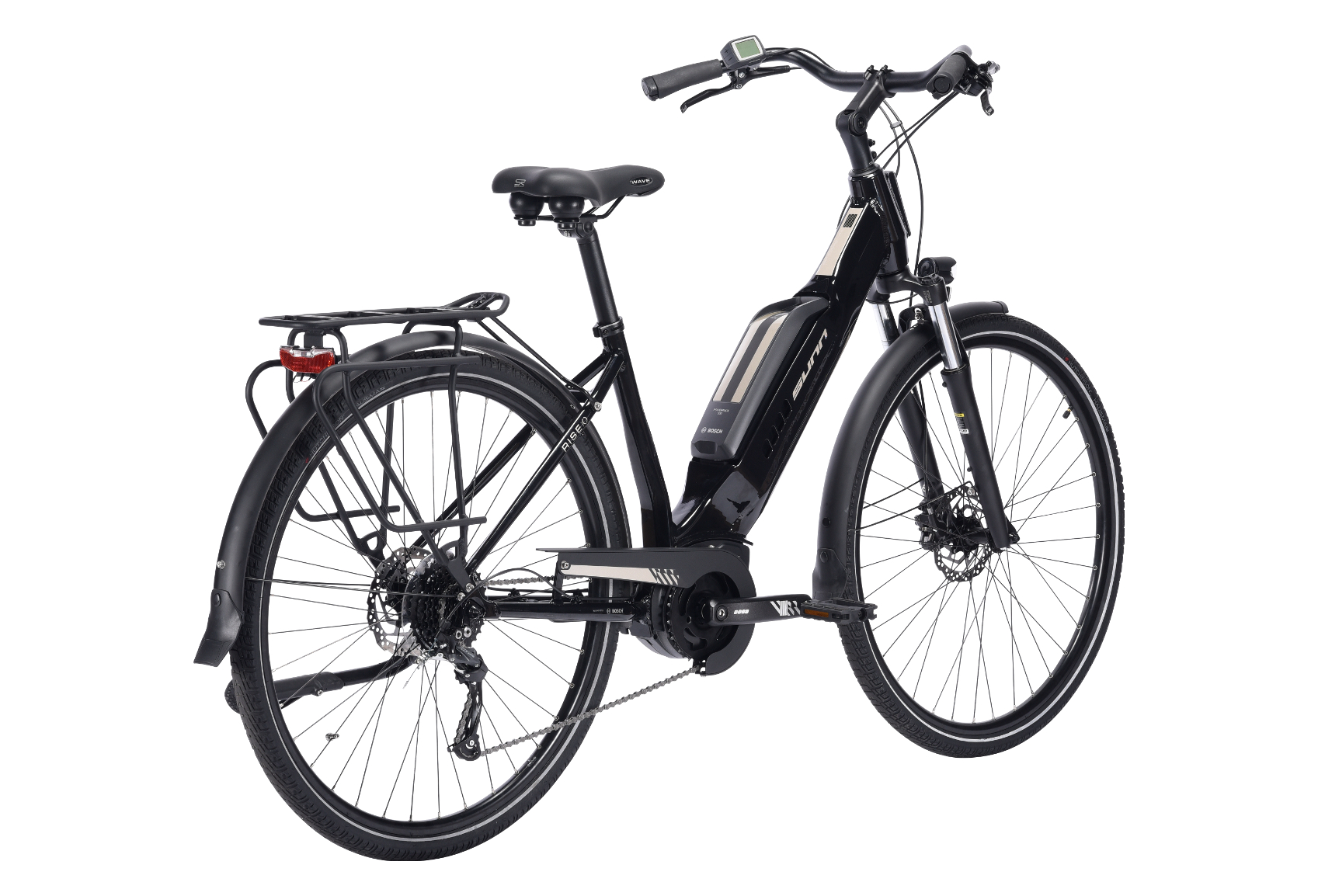 Vélo de Ville Électrique Sunn Urb Rise Shimano Altus 9V Noir – Image 2