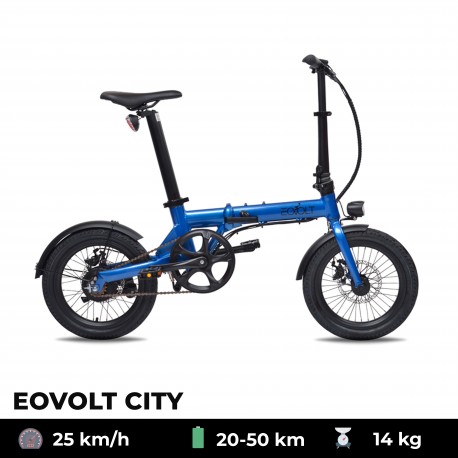 Vélo électrique EOVOLT City - Bleu 16 pouces – Image 8
