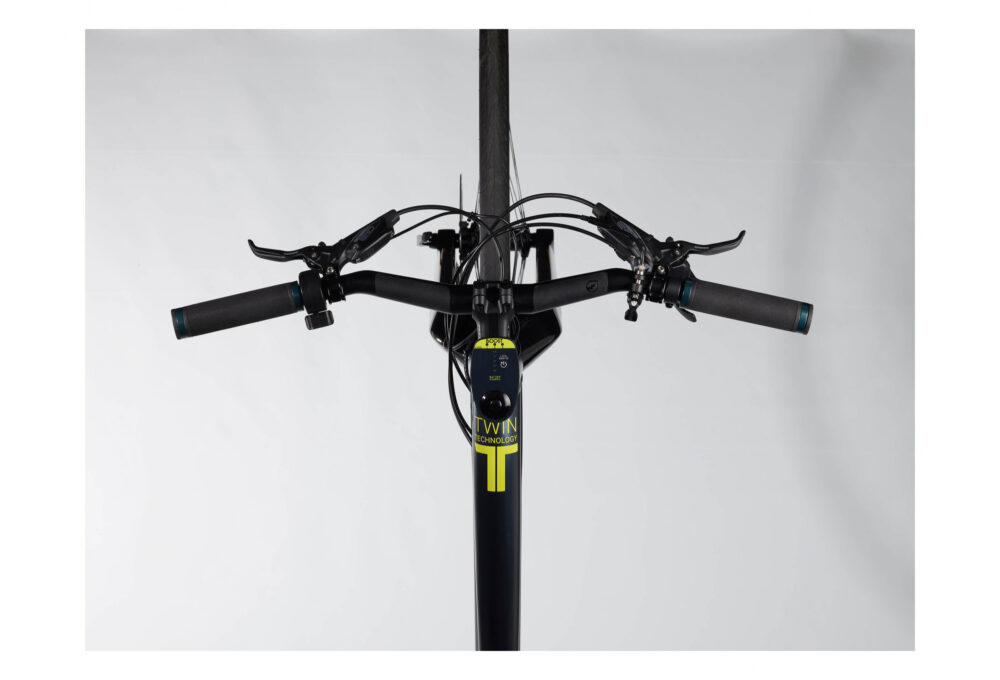 Vélo électrique hybride urbain Whatt TTMessenger Noir Jaune 2022 – Image 5