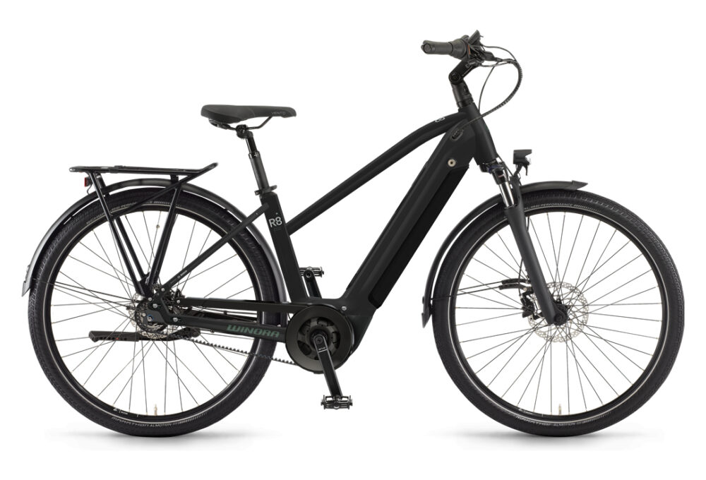 Winora Sinus R8f Shimano Nexus 8V 625 Wh 650b Noir 2022