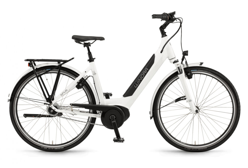 Winora Sinus iN8f Monotube 500 Wh 28'' Shimano Nexus 8V Blanc 2021