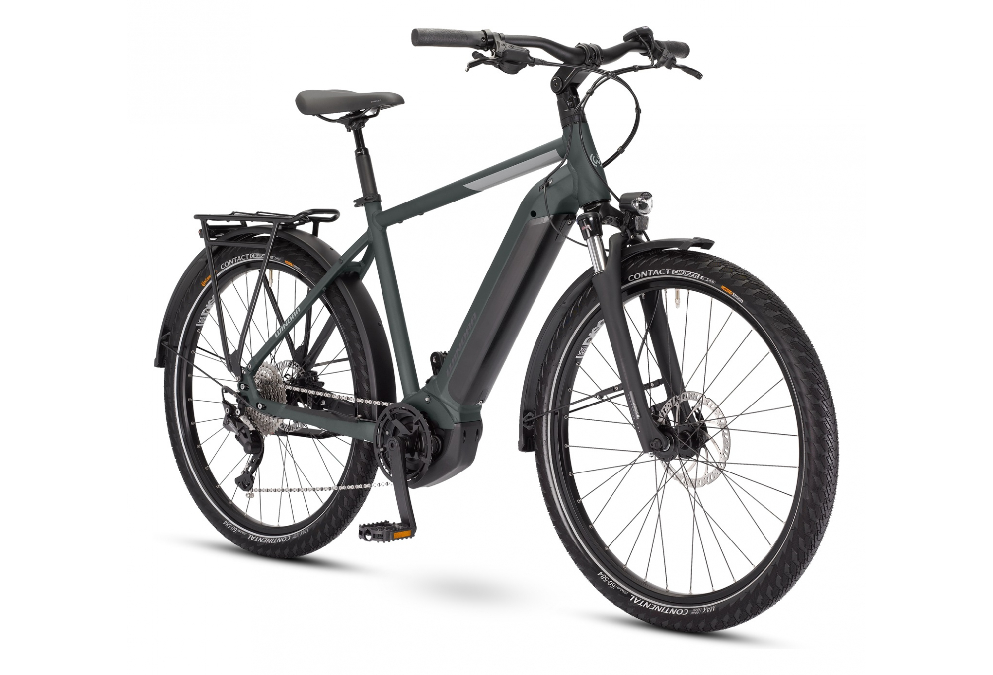 Winora Yucatan 10 Gent 27,5'' 630Wh Shimano Deore 10V Vert Emeraude 2022 – Image 2