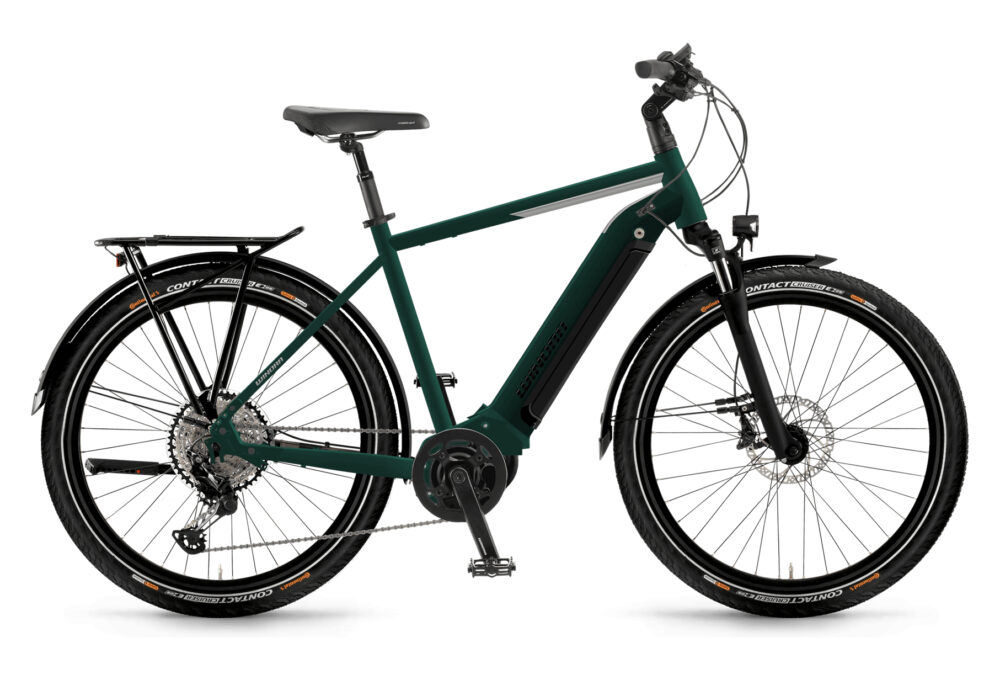 Winora Yucatan 10 Gent 27,5'' 630Wh Shimano Deore 10V Vert Emeraude 2022