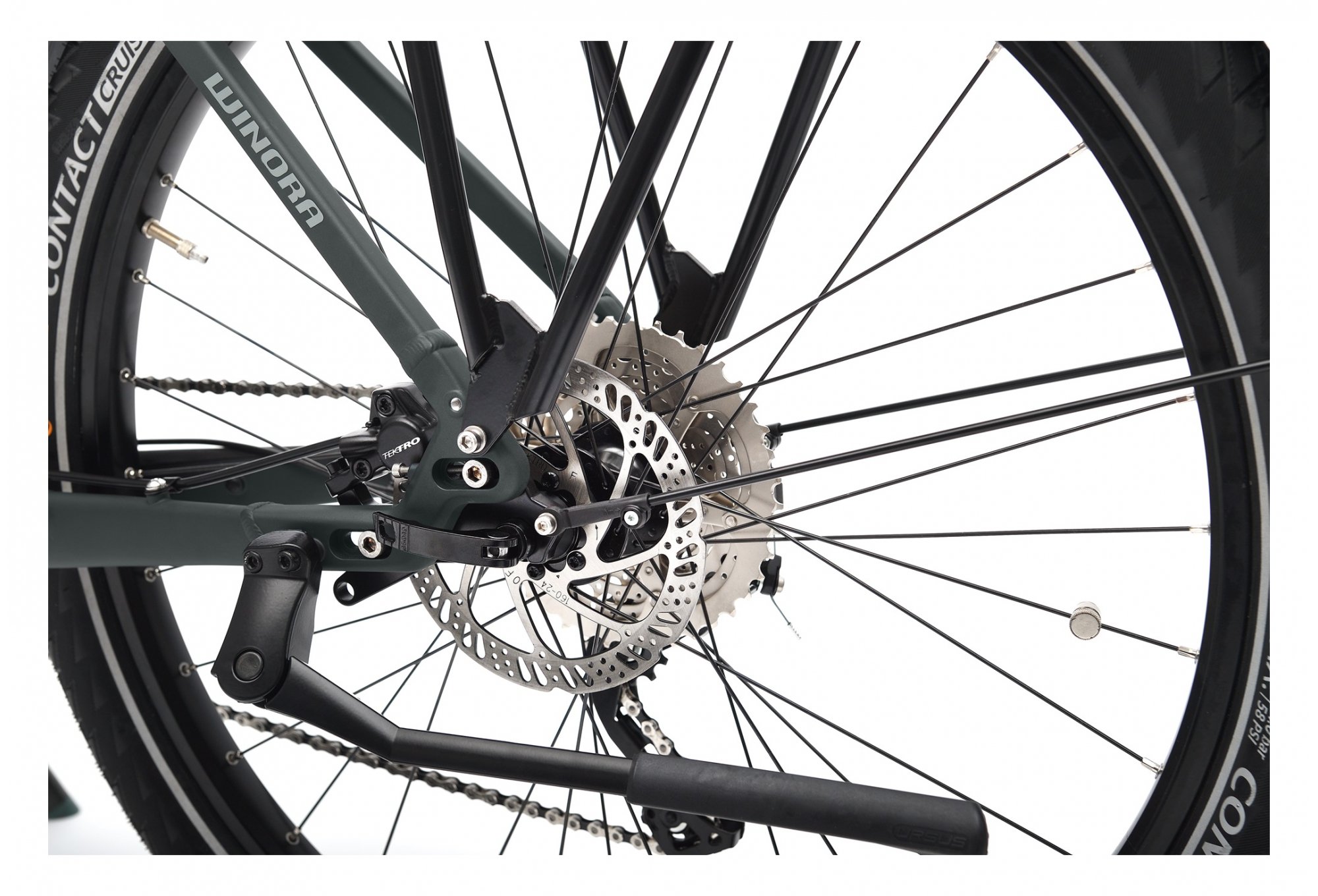 Winora Yucatan 10 Gent 27,5'' 630Wh Shimano Deore 10V Vert Emeraude 2022 – Image 8