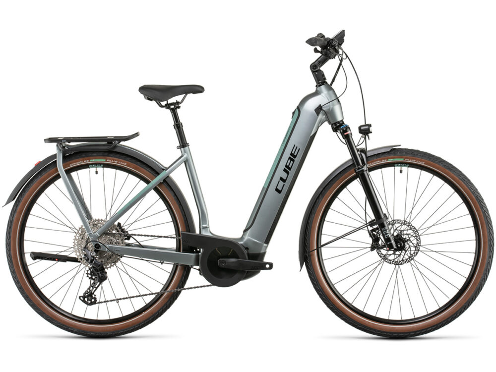 CUBE Kathmandu Hybrid EXC 750 silvergreen'n'black Easy Entry 2022