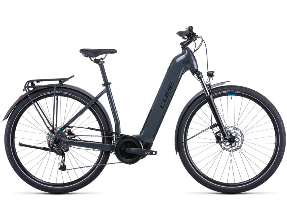 CUBE Touring Hybrid ONE 500 grey´n´blue Easy Entry 2022