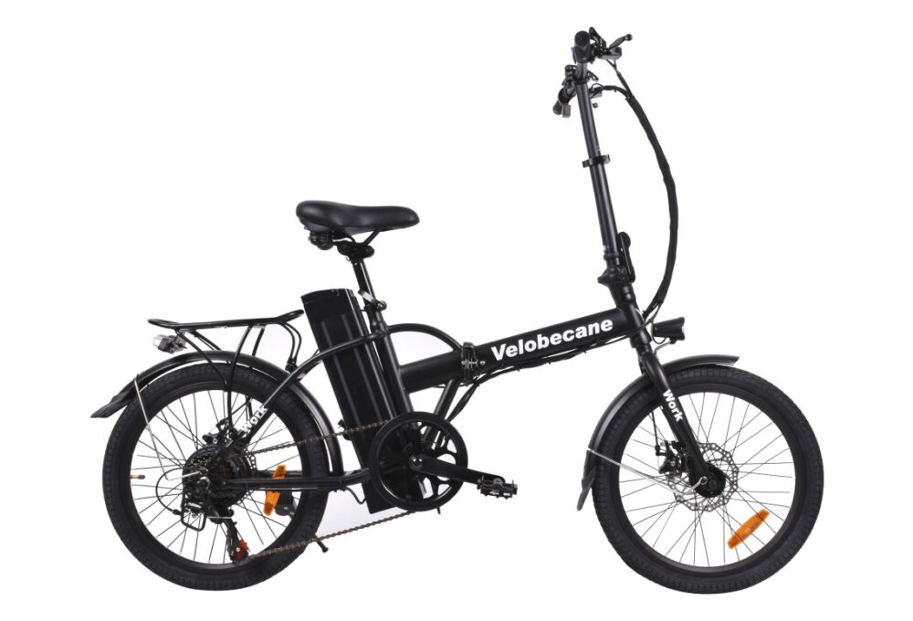 elobecane velo electrique pliant tous cheminsWorkNoir