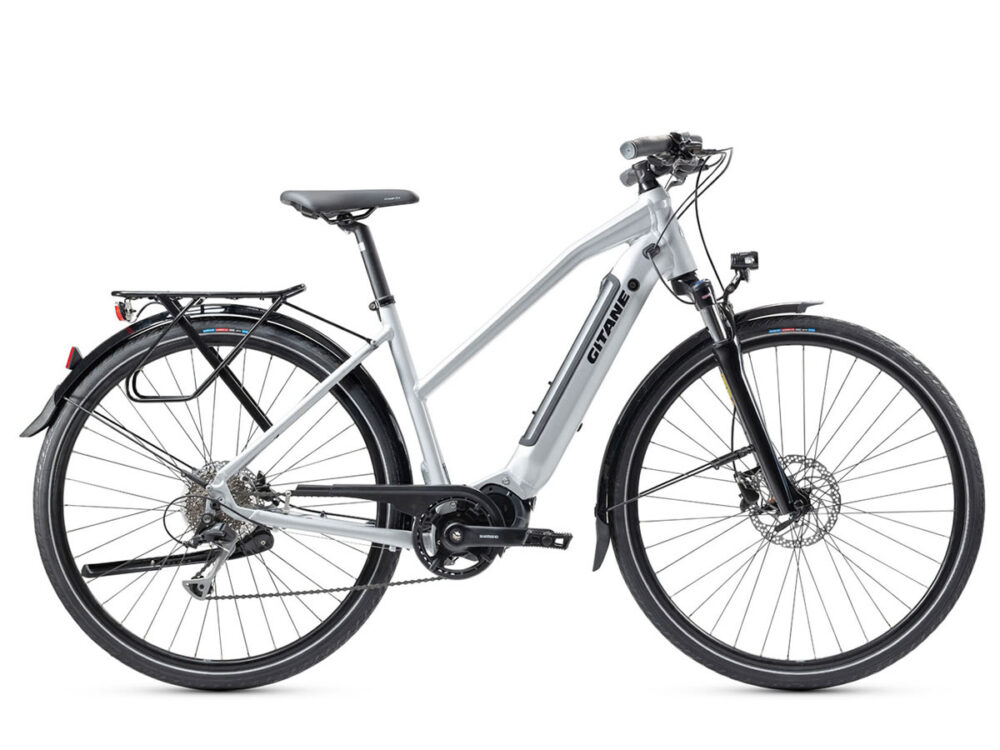 GITANE E-VERSO Mixte Shimano STEPS D9 500Wh 28'' Argent Brillant 2022