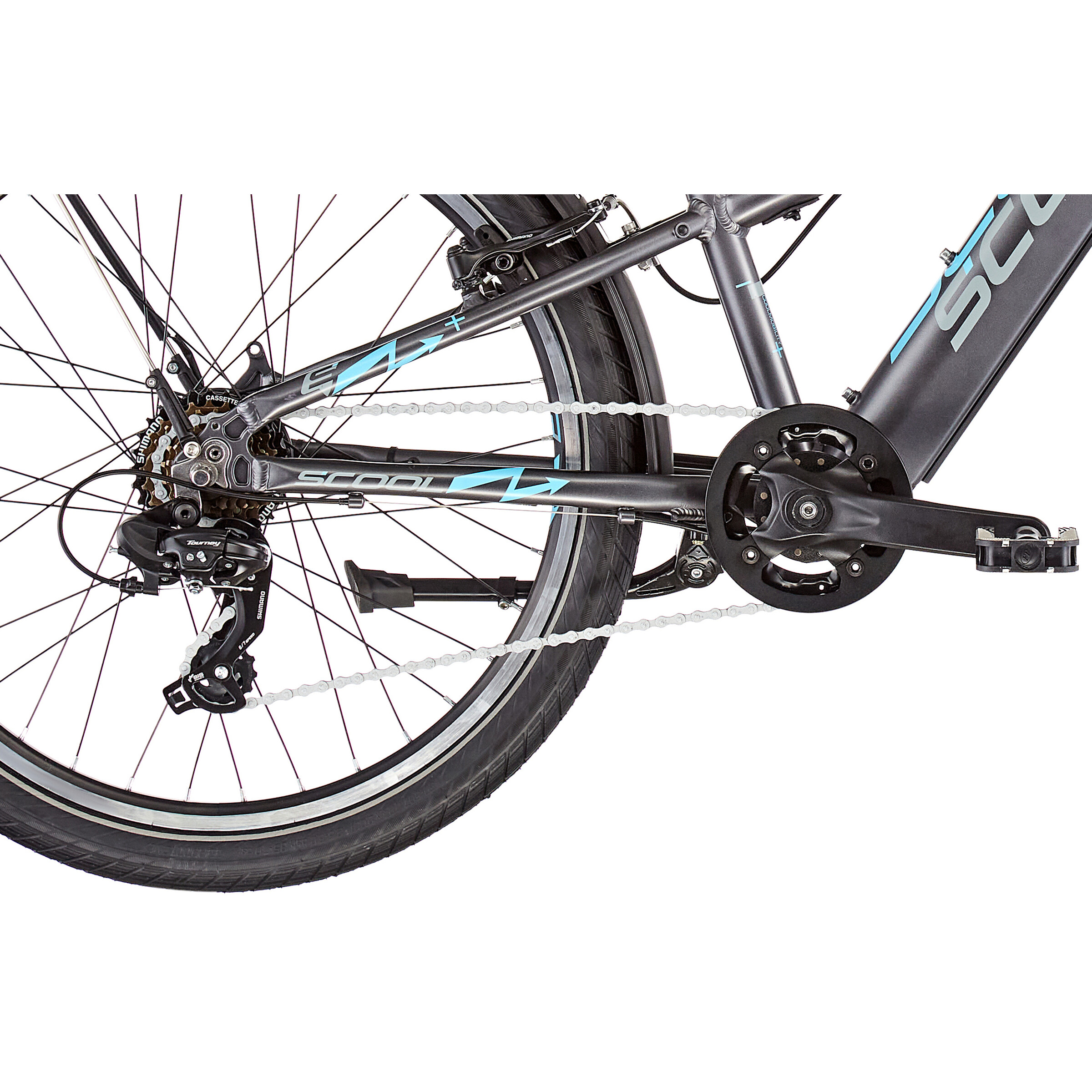 S'COOL E-TROX BAFANG 24 7-S ENFANT, GRIS – Image 6