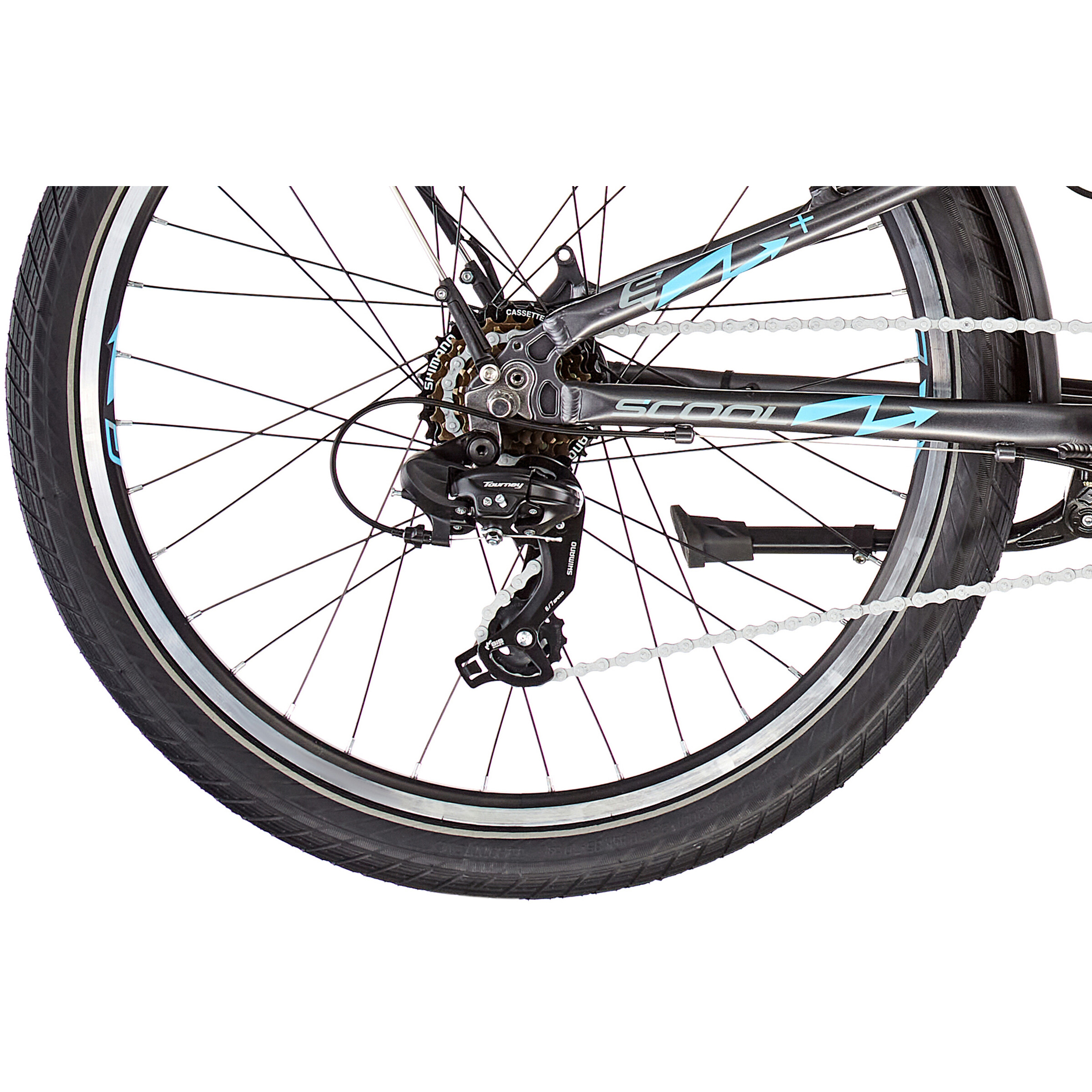 S'COOL E-TROX BAFANG 24 7-S ENFANT, GRIS – Image 7